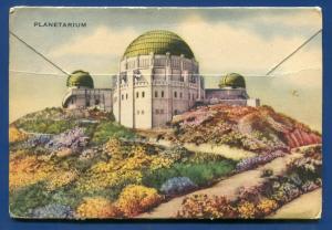 Los Angeles California ca Times Bldg Air View travel postcard folder