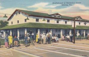 Florida Sebring Shuffleboard At Recreation Centre 1951 Curteich