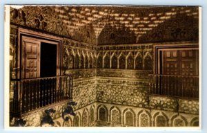 SEVILLA Royal Moorish Castle Ambassador's Hall SPAIN 4x6 Postcard