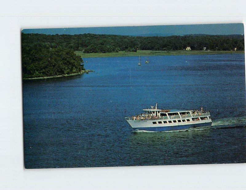 Postcard M/V Eastern Clipper New England Steamboat Lines Connecticut River USA
