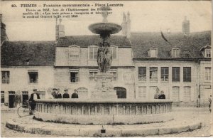 CPA FISMES - Fontaine monumentale - Place Lamotte (131791)