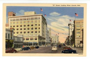 NE - Lincoln. O Street looking West circa 1942