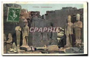 Postcard Ancient Egypt Egypt Thebes Ramsesseum