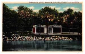 Postcard MUSEUM SCENE Hagerstown Maryland MD AT6883