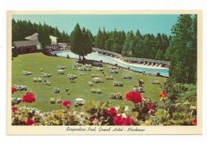 Postcard Michigan MI Serpentine Pool Grand Hotel Mackinac Standard View Card