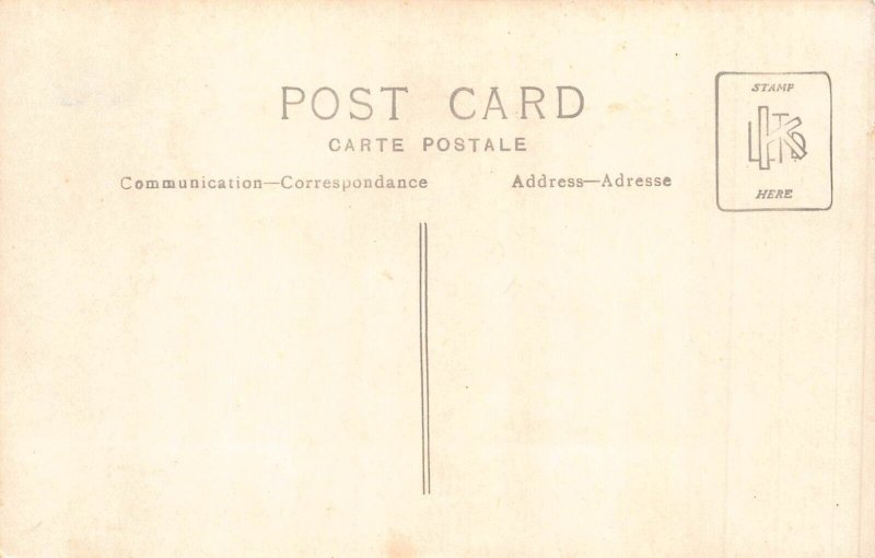 An exploration party afloat on an Ice floe Arctic Seas real photo postcard