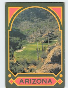 Postcard Golf course green, Arizona