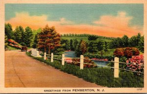 New Jersey Greetings From Pamberton 1943