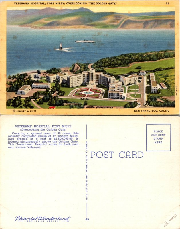 Veterans Hospital Fort Miey Overlooking the Golden Gate (11308