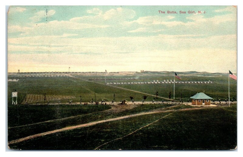 1909 The Butts, Sea Girt, NJ Postcard *5Q(2)12