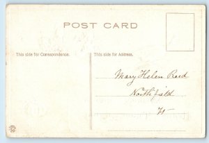 c1910's Thanksgiving Children Chasing Turkey Pumpkin Embossed Antique Postcard