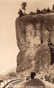 Vintage Postcard 1900's Oneonta Tunnel Columbia River Highway Oregon OR RPPC