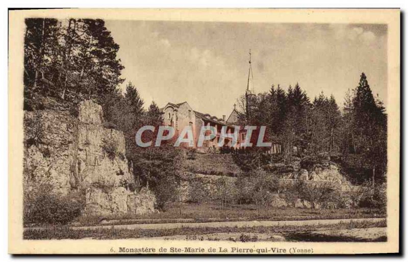 Old Postcard Monastery of St. Mary of La Pierre qui Vire