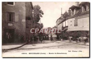 Fink Postcard Old Route de Strasbourg (automotive)