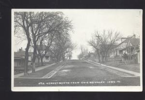 RPPC MISSOURI VALLEY IOWA RESIDENCE STREET SCENE REAL PHOTO POSTCARD