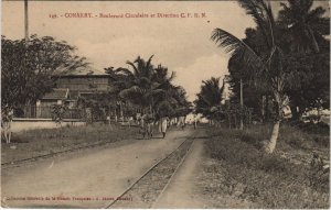 PC CONAKRY BOULEVARD CIRCULAIRE ET DIRECTION C.F.K.N. FRENCH GUINEA (a28707)