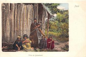 B86458 tribu de quinchacre   peru ethnics types folklore