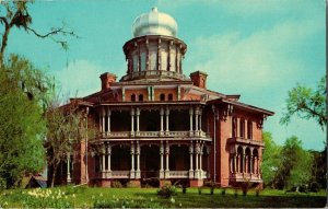 Longwood Natchez Mississippi Civil War 1c Stamp Vintage WOB Note Postcard Vtg 