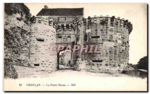 Old Postcard Vezelay La Porte Neuve