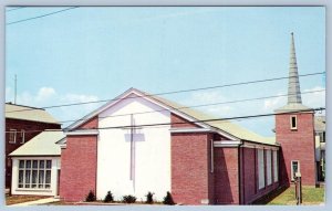 1950's OCEAN CITY MARYLAND MD ATLANTIC METHODIST CHURCH VINTAGE POSTCARD