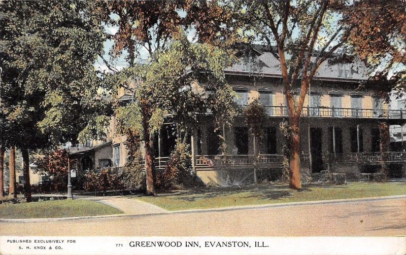 Evanston Illinois~Greenwood Inn~Mid-to-Late Autumn 1909