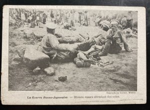 Mint France RPPC Real Picture Postcard Russo Japanese War Russian Soldiers