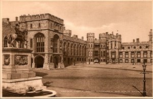 England Windsor Castle Grand Quadrangle and State Entrance