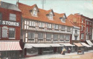 uk32025 old houses in the high bridge lincoln uk