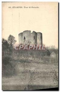 Old Postcard Etampes Tower Guinette