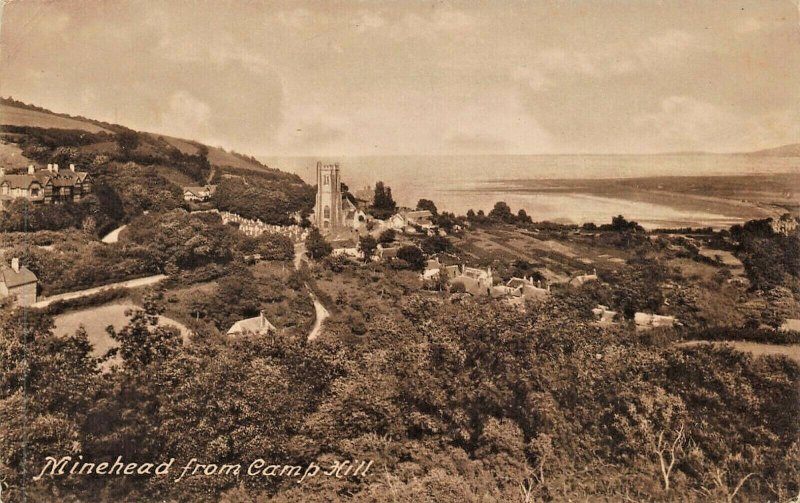 MINEHEAD SOMERSET ENGLAND~FROM CAMP HILL~FRITH'S PHOTO POSTCARD