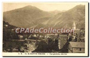 Postcard Old St Martin VESUBIE General view East Coast