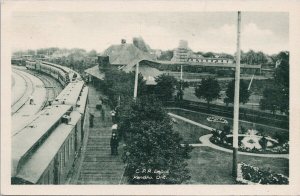 CPR Depot Kenora Ontario ON Train Railway Station Unused Postcard H36