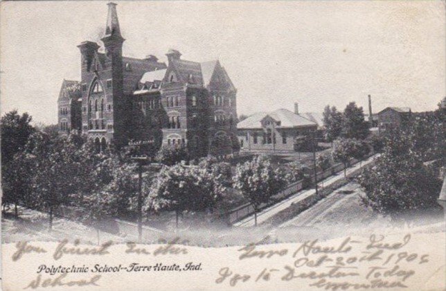 Indiana Terre Haute Polytechnic School 1906