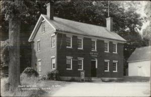 Winterport ME Post Office Real Photo Postcard