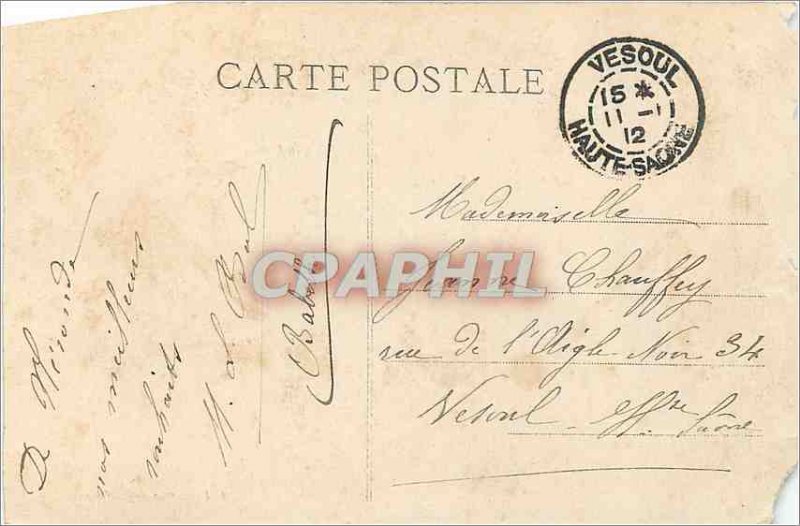 Postcard Old Bussieres (Loire) Chateau de Chenevoux