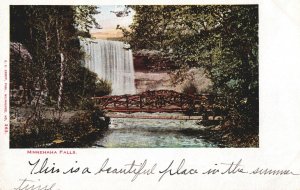 VINTAGE POSTCARD MINNEHAHA FALLS CITY PARK MIINEAPOLIS MINNESOTA c. 1902