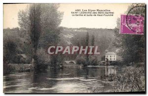 Old Postcard The Alps Mancelles Saint Leonard des Bois Sarthe Sarthe and Butt...