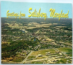 M-60604 Aerial View Greetings from Salisbury Maryland