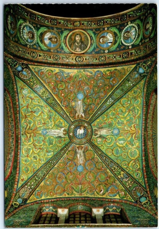 M-78409 Ceiling of the presbyterium Basilica di San Vitale Ravenna Italy