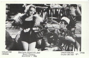 Cinema Postcard - Film Stars,Actors,Marlene Dietrich, Gary Cooper, Morocco U871