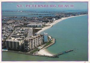 Florida St Petersburg Beach Aerial View Looking South 1991