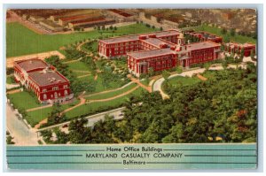Baltimore Maryland MD Postcard Aerial View Of Maryland Casualty Company 1953