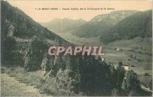 Old Postcard Mont Dore Haute Vallee of the Dordogne and the Sancy