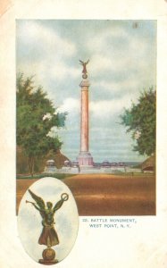 Vintage Postcard Battle Monument West Point New York W.H. Stockbridge Pub. NY