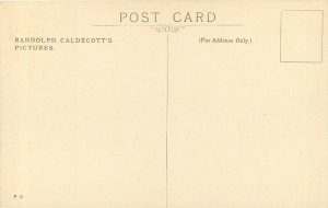 Randolph Caldecott Folk Tales Complete Series F 6 Cards Signed Artist Milkmaid