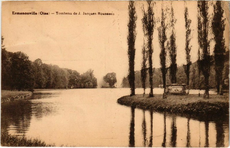 CPA Ermenonville- Tombeau de J.J. Rousseau FRANCE (1020500)
