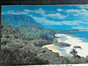 Postcard Lumahai Beach,Island of Kauai, Hawaii.4 x 6     U5