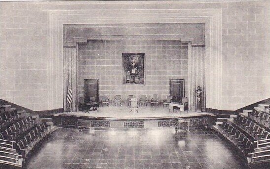 Stage Of Auditorium George Washington Masonic National Memorial Alexandria Vi...