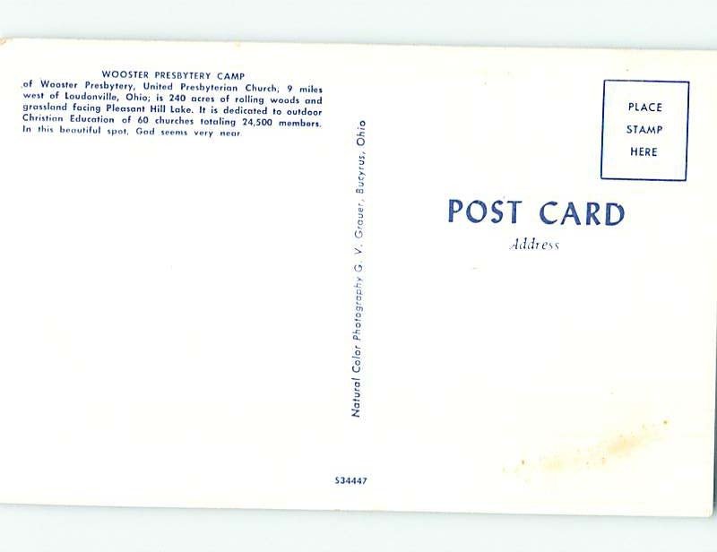 Pre-1980 CAMP SCENE Wooster Ohio OH AE3278