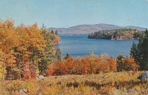 Autumn View at Big Squam Lake and Red Hill Holderness NH New Hampshire - pm 1962
